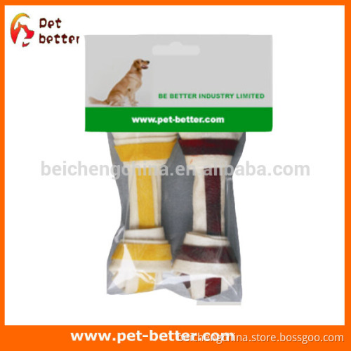 factory supply high quality Double Colors Knot Bone made in China